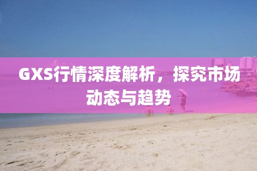 GXS行情深度解析，探究市場動態與趨勢