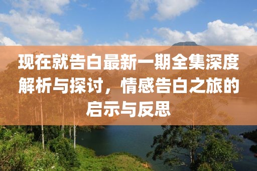 現在就告白最新一期全集深度解析與探討，情感告白之旅的啟示與反思