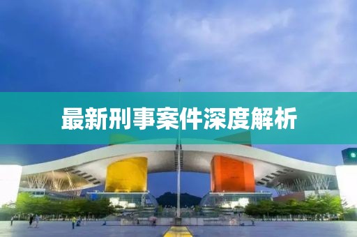 最新刑事案件深度解析