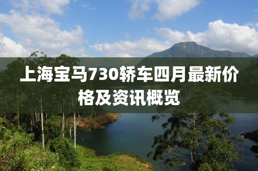 上海寶馬730轎車四月最新價格及資訊概覽