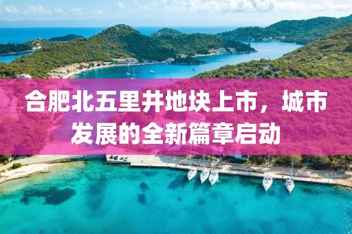 合肥北五里井地塊上市，城市發(fā)展的全新篇章啟動