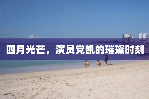 四月光芒，演員黨凱的璀璨時刻