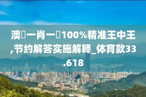 澳門一肖一碼100%精準王中王,節約解答實施解釋_體育款33.618
