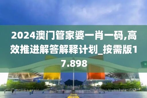 2024澳門管家婆一肖一碼,高效推進解答解釋計劃_按需版17.898