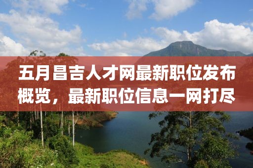 五月昌吉人才網最新職位發布概覽，最新職位信息一網打盡