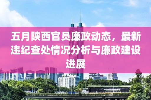 五月陜西官員廉政動態(tài)，最新違紀(jì)查處情況分析與廉政建設(shè)進(jìn)展