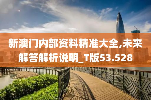 新澳門內部資料精準大全,未來解答解析說明_T版53.528