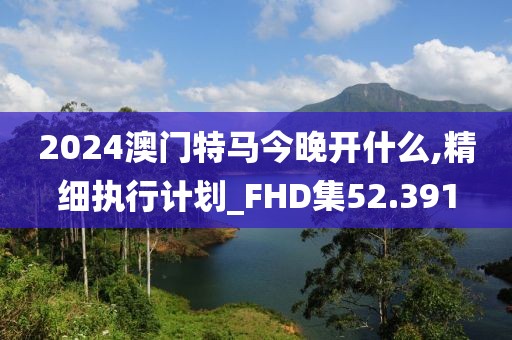 2024澳門特馬今晚開什么,精細執行計劃_FHD集52.391