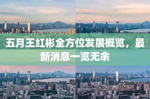 五月王紅彬全方位發展概覽，最新消息一覽無余
