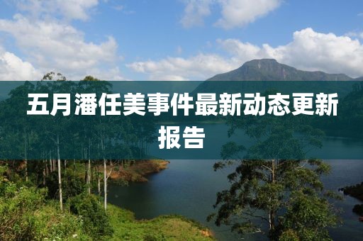五月潘任美事件最新動態更新報告
