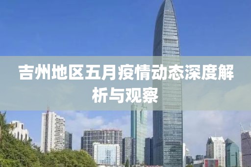 吉州地區(qū)五月疫情動態(tài)深度解析與觀察