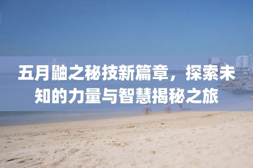 五月鼬之秘技新篇章，探索未知的力量與智慧揭秘之旅