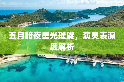五月暗夜星光璀璨，演員表深度解析