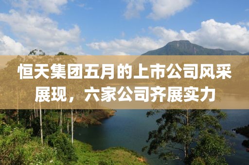 恒天集團(tuán)五月的上市公司風(fēng)采展現(xiàn)，六家公司齊展實(shí)力