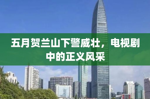 五月賀蘭山下警威壯，電視劇中的正義風采
