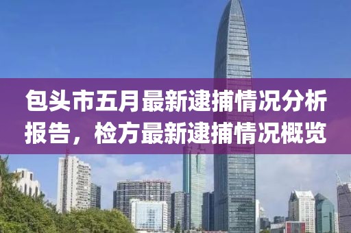 包頭市五月最新逮捕情況分析報告，檢方最新逮捕情況概覽