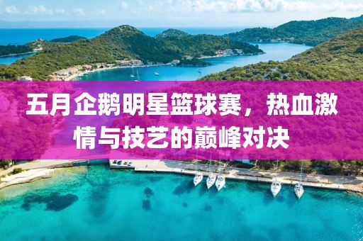 五月企鵝明星籃球賽，熱血激情與技藝的巔峰對決