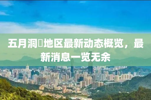 五月洞鄌地區最新動態概覽，最新消息一覽無余
