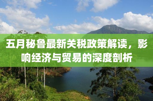 五月秘魯最新關稅政策解讀，影響經(jīng)濟與貿(mào)易的深度剖析