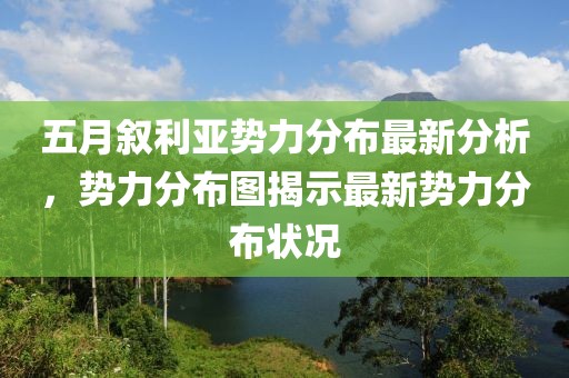五月敘利亞勢(shì)力分布最新分析，勢(shì)力分布圖揭示最新勢(shì)力分布狀況