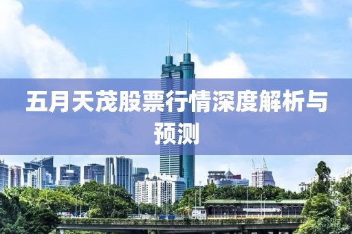 五月天茂股票行情深度解析與預測