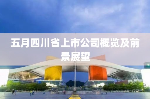五月四川省上市公司概覽及前景展望