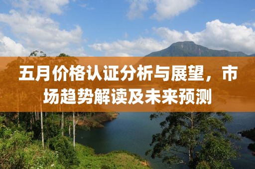 五月價格認證分析與展望，市場趨勢解讀及未來預測