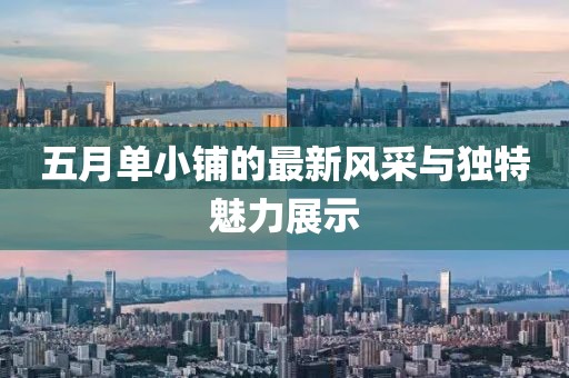 五月單小鋪的最新風(fēng)采與獨(dú)特魅力展示