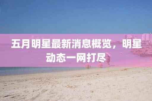 五月明星最新消息概覽，明星動(dòng)態(tài)一網(wǎng)打盡