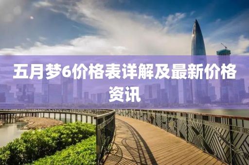 五月夢6價格表詳解及最新價格資訊