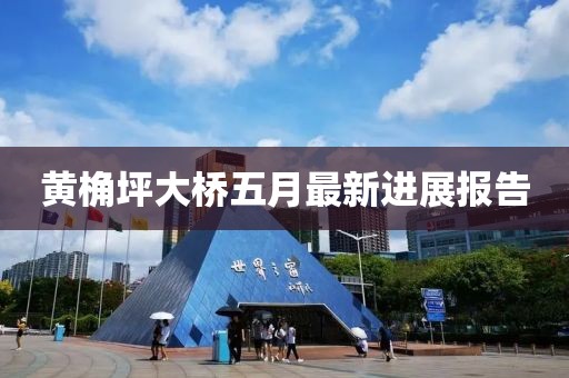 黃桷坪大橋五月最新進展報告