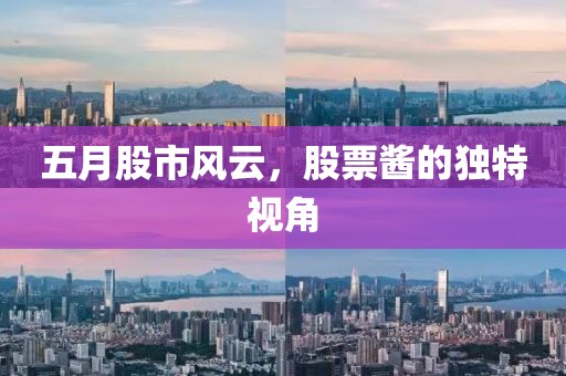 五月股市風云，股票醬的獨特視角