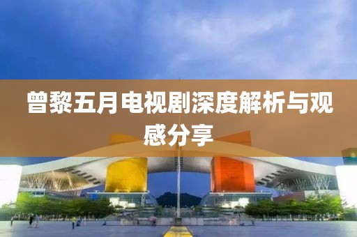 曾黎五月電視劇深度解析與觀感分享