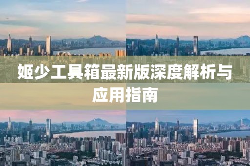 姬少工具箱最新版深度解析與應用指南