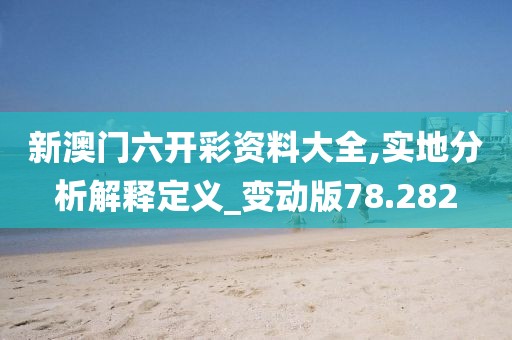 新澳門六開彩資料大全,實(shí)地分析解釋定義_變動(dòng)版78.282