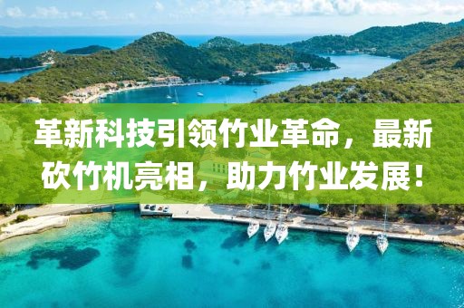 革新科技引領竹業革命，最新砍竹機亮相，助力竹業發展！