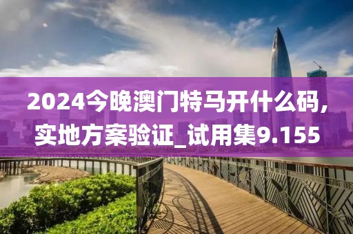 2024今晚澳門特馬開什么碼,實地方案驗證_試用集9.155