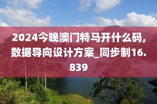 2024今晚澳門特馬開什么碼,數據導向設計方案_同步制16.839