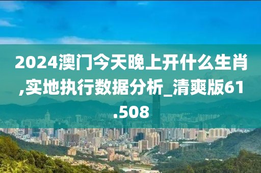 2024澳門今天晚上開什么生肖,實地執行數據分析_清爽版61.508
