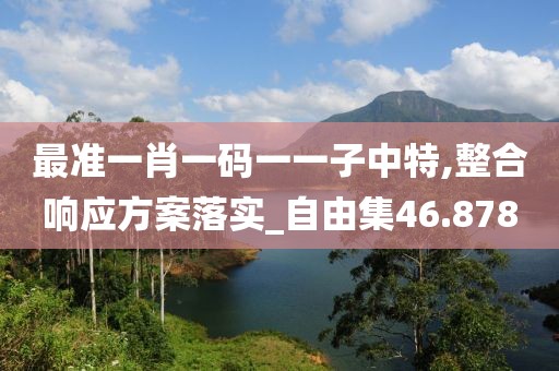 最準一肖一碼一一子中特,整合響應方案落實_自由集46.878