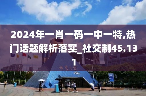 2024年一肖一碼一中一特,熱門話題解析落實_社交制45.131