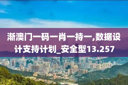 漸澳門一碼一肖一持一,數據設計支持計劃_安全型13.257