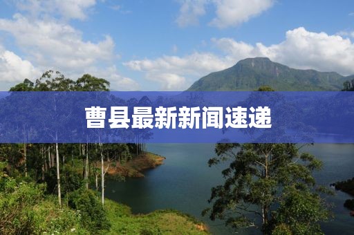 曹縣最新新聞速遞