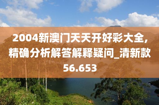 2004新澳門天天開好彩大全,精確分析解答解釋疑問_清新款56.653