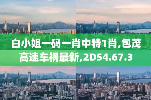 白小姐一碼一肖中特1肖,包茂高速車禍最新,2D54.67.3