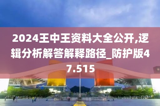 2024王中王資料大全公開,邏輯分析解答解釋路徑_防護版47.515