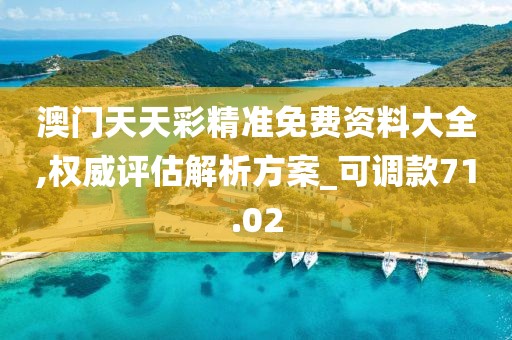 澳門天天彩精準免費資料大全,權威評估解析方案_可調款71.02