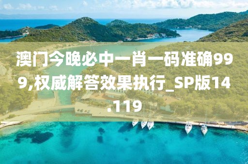 澳門今晚必中一肖一碼準確999,權威解答效果執行_SP版14.119