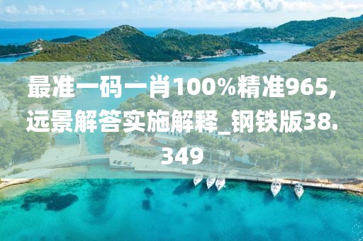 最準一碼一肖100%精準965,遠景解答實施解釋_鋼鐵版38.349