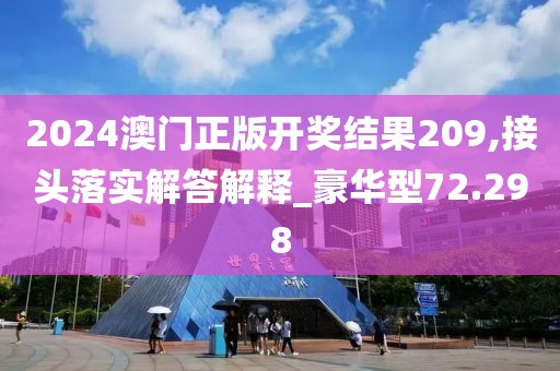 2024澳門正版開獎結果209,接頭落實解答解釋_豪華型72.298